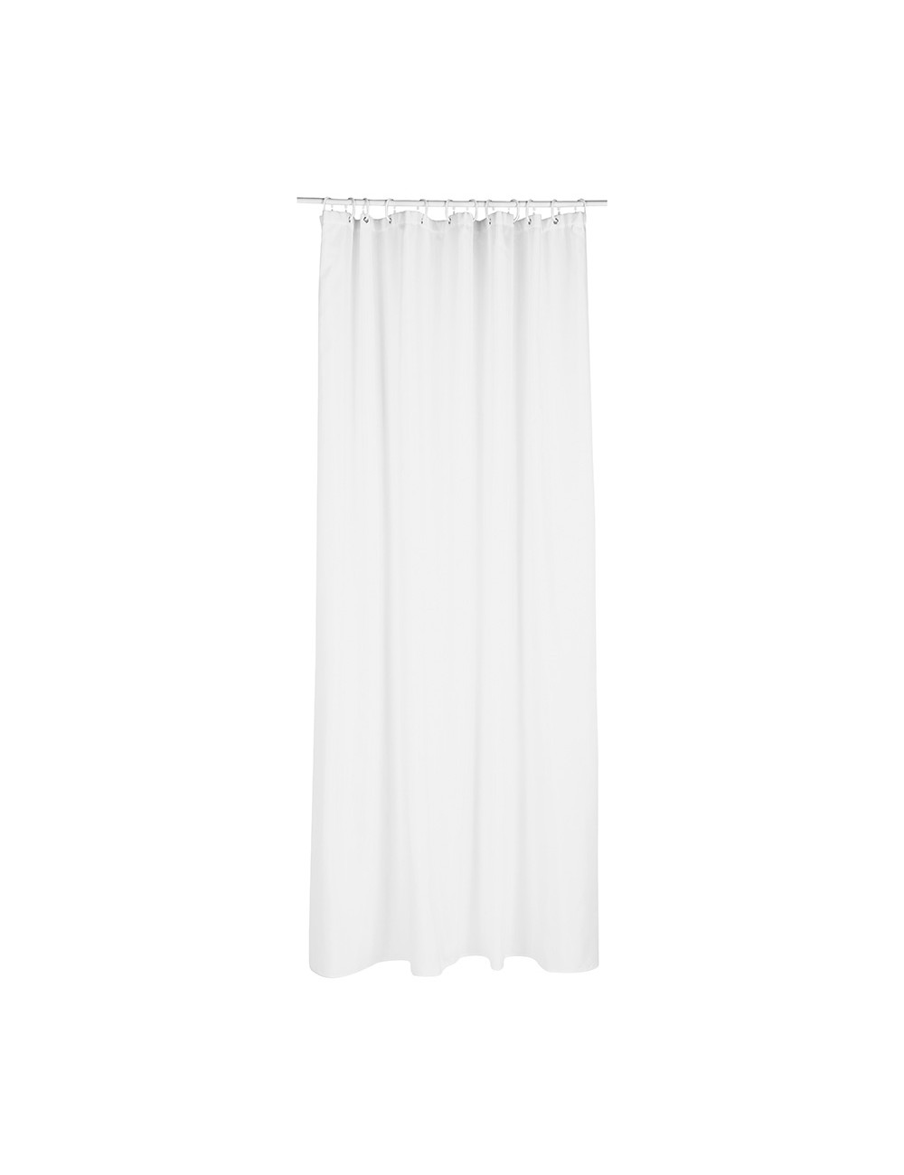 Cortina de baño polyester blanca 180 x 200 cm