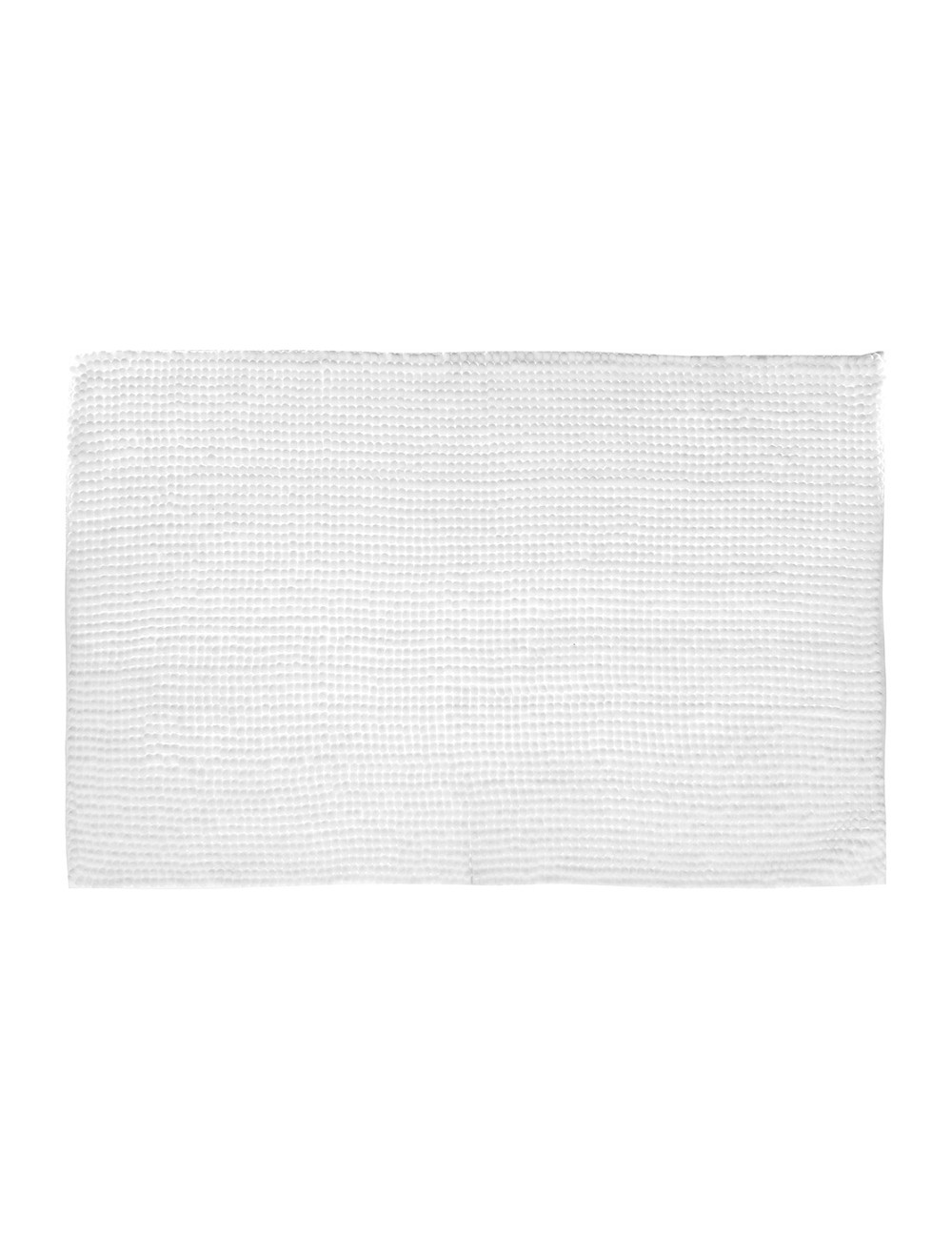 Alfombra de baño blanca 50 x 80 cm