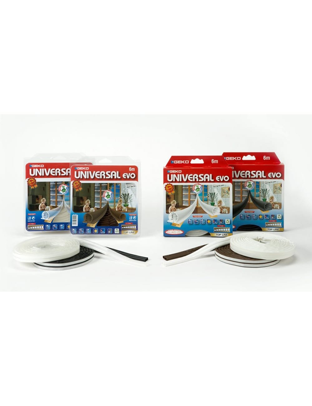 Burlete adhesivo termoplastico 6 m (2 x 3 m) blanco