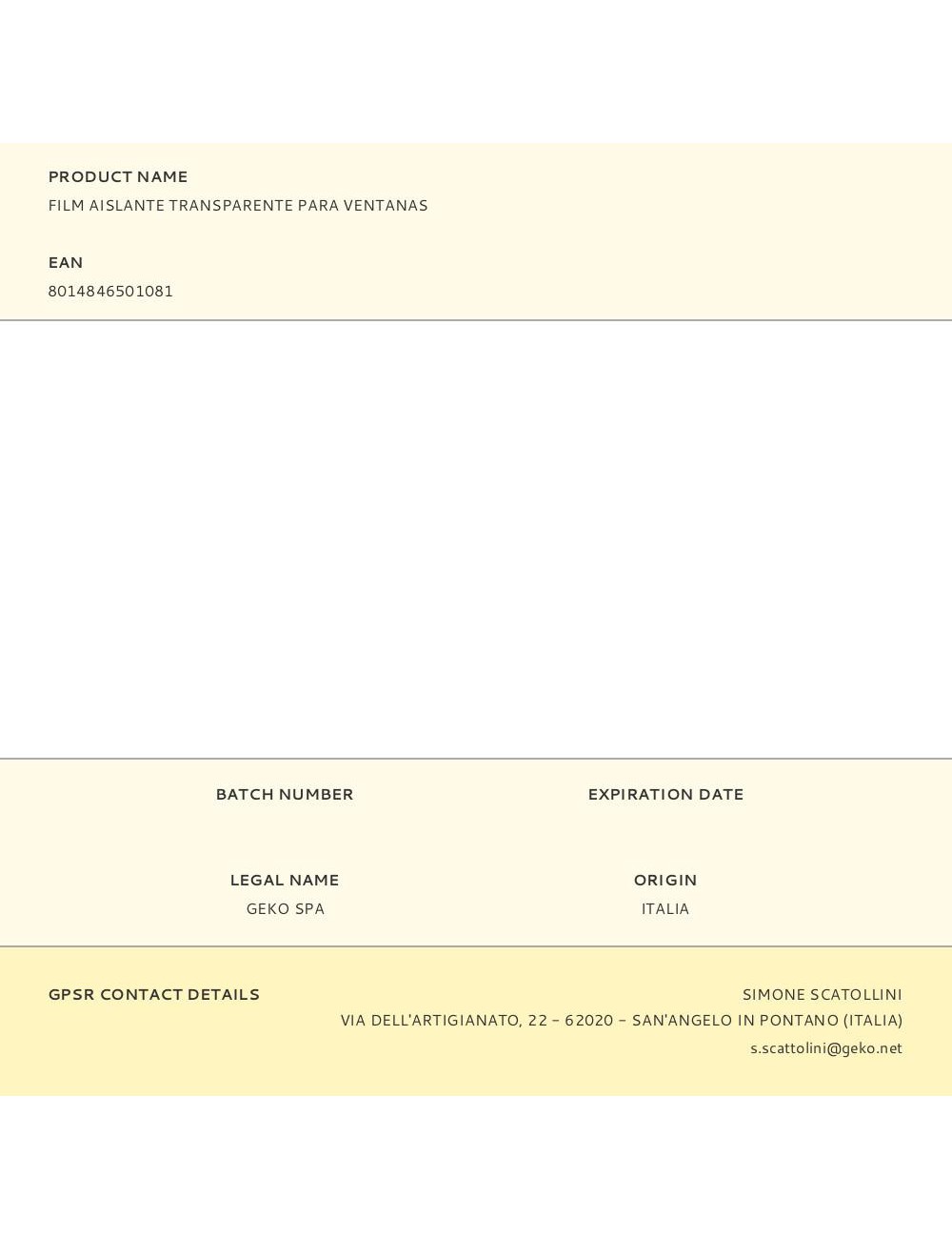 Film aislante transparente para ventanas