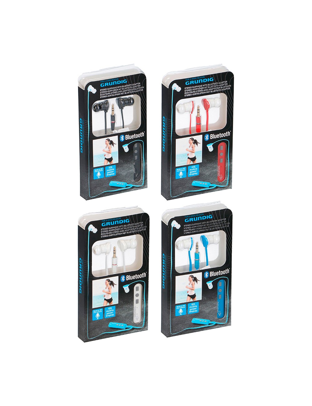 Auriculares grundig bt con microfono colores / modelos surtidos