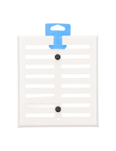 Rejilla regulable. aluminio 0.8 blanco 170x190mm