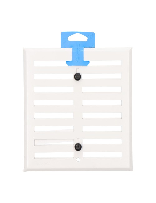 Rejilla regulable. aluminio 0.8 blanco 170x190mm