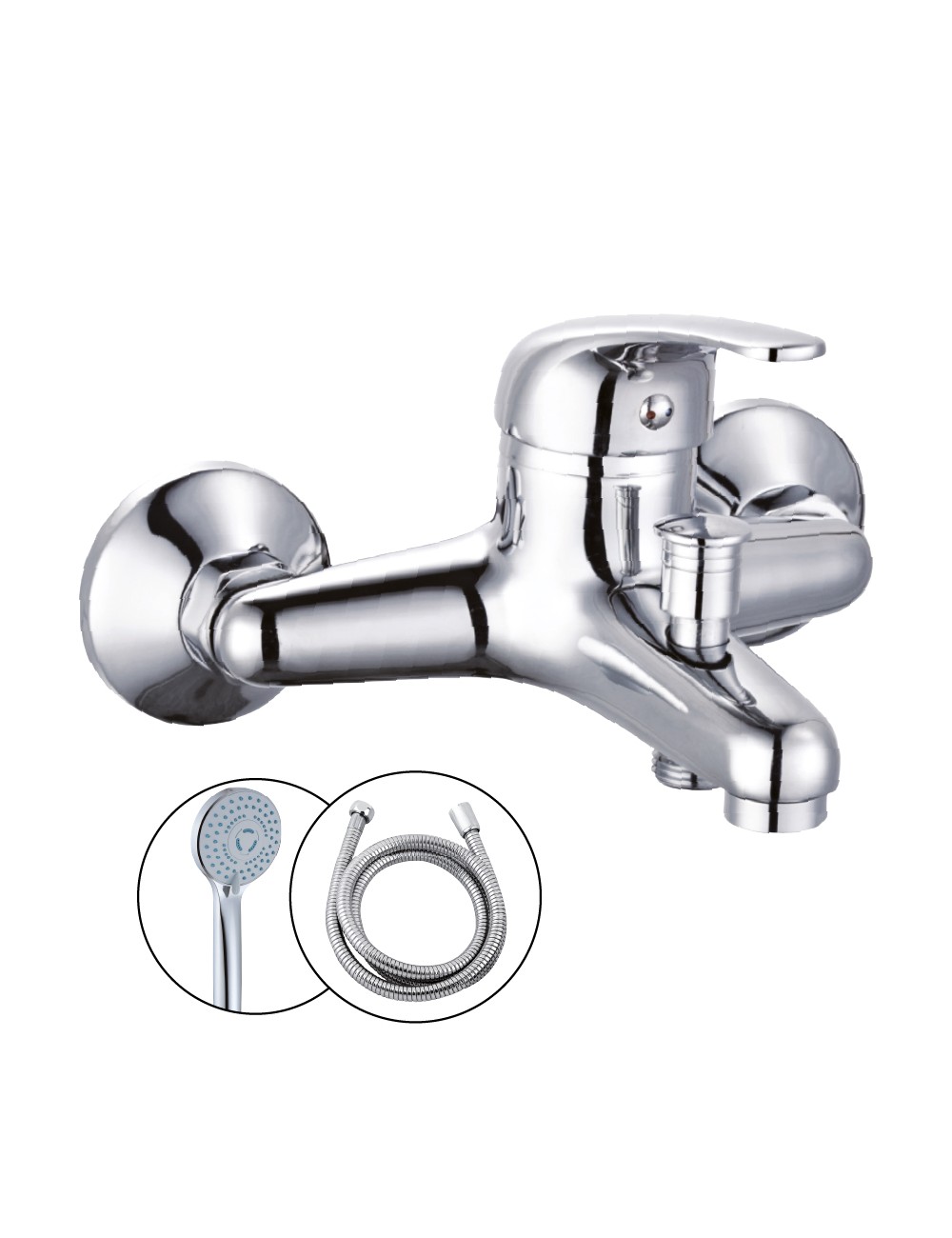 Grifo monomando de bañera empotrado serie saona