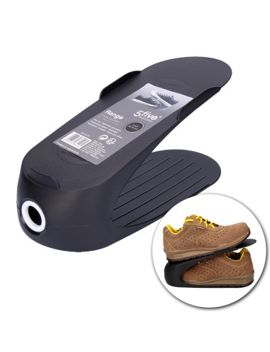 Mini zapatero negro 29,5 x 11,1 x 14 cm