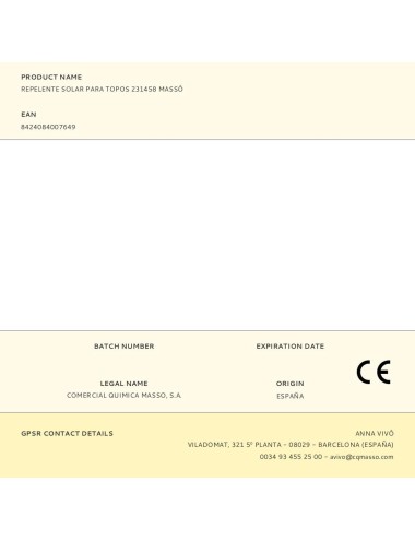 Repelente solar para topos 231458 massó