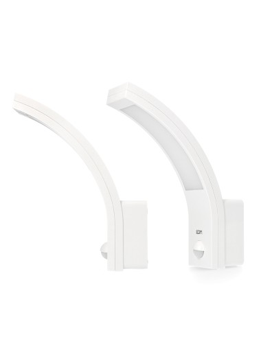 Aplique led con sensor de movimiento 10 w 1686 lm 6400 k ip54 6,6 x 18,8 x 25 cm