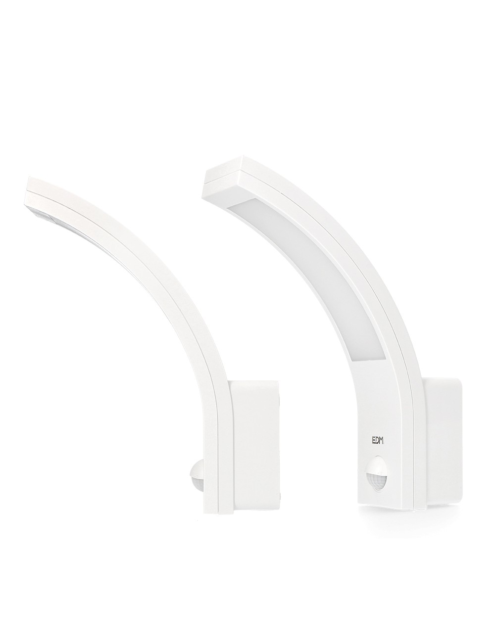 Aplique led con sensor de movimiento 10 w 1686 lm 6400 k ip54 6,6 x 18,8 x 25 cm