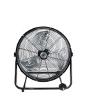 Ventilador industrial de suelo, con ruedas, negro 180 w 59,8 db aspas ø60 x 70 cm