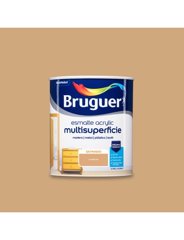 Esmalte acrilico multisuperficie avellana satinado 750 ml