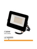Foco proyector led 20 w 1000 lm luz naranja 12 x 8,8 x 2,4 cm