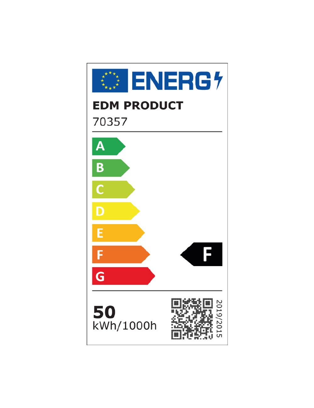 Foco proyector led con sensor de presencia 50 w 4000 lm 6400 k luz fría 23,8 x 4,5 x 19,2 cm