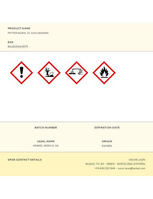 Pattex nural 21 22ml 2662490