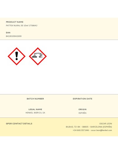 Fijador de roscas metálicas nural50 10 ml