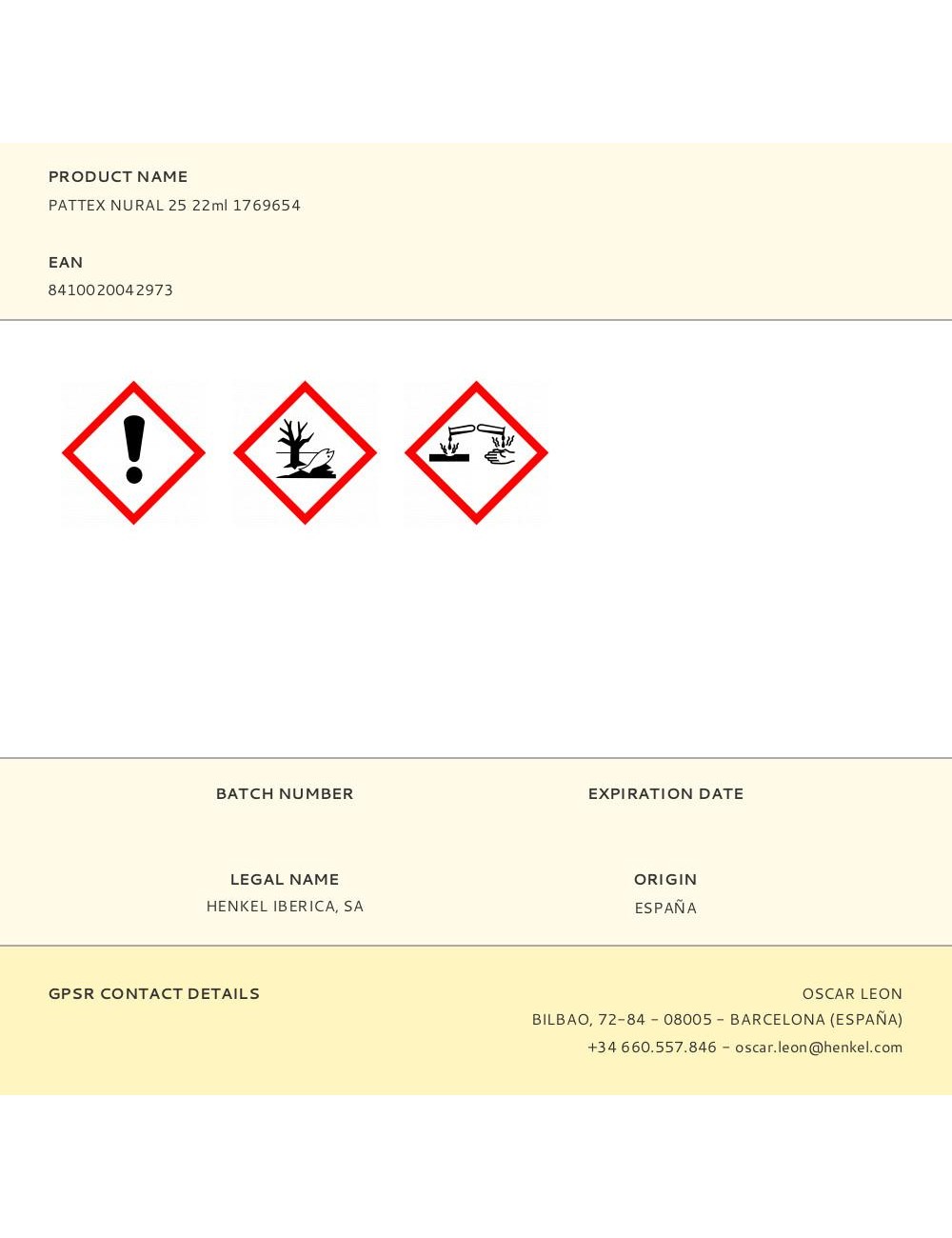 Pattex nural 25 22ml 1769654