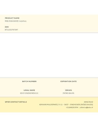 Rascador mini 11 x 2 x 5 cm