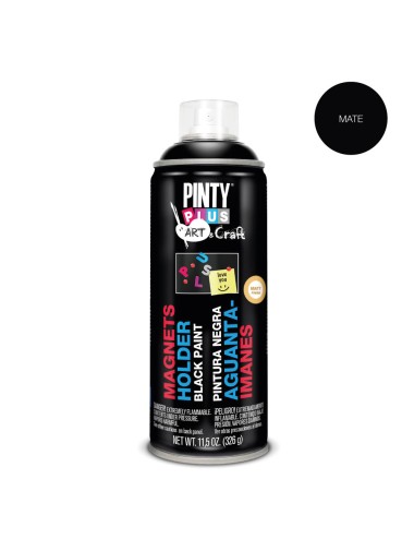 Pintura en spray art & craft 520cc pintura aguanta-imanes negra pi104