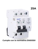 Iga 2p 25a c 10ka - protector de sobretension permanente segun normativa en-50550 y transitorio 5-15ka 275v