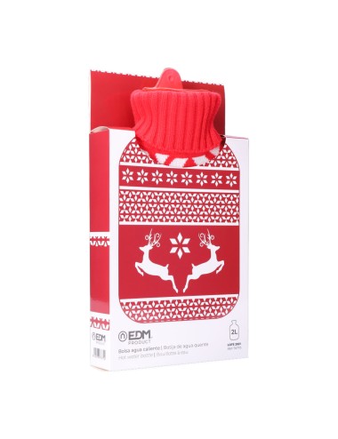 Bolsa de agua caliente 2 l modelo renos nórdicos