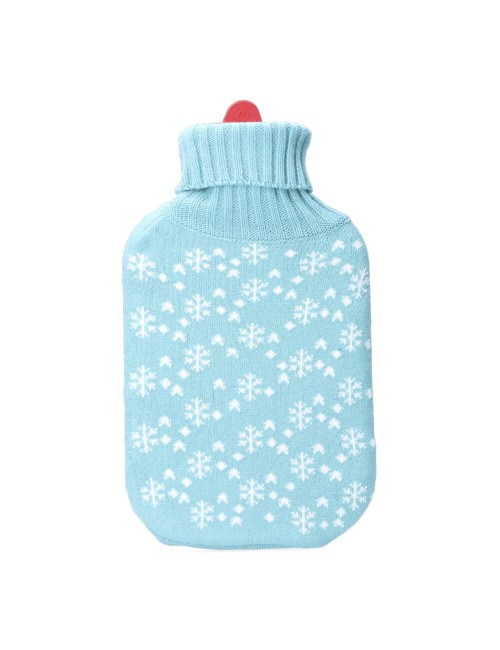 Bolsa de agua caliente 2 l modelo azul copos blancos