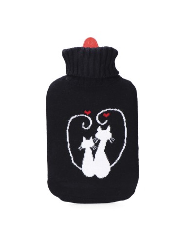 Bolsa de agua caliente 2 l modelo gatos enamorados