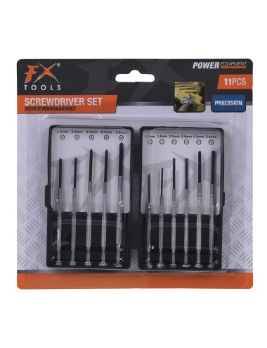 Destornilladores de precisión, 11 piezas