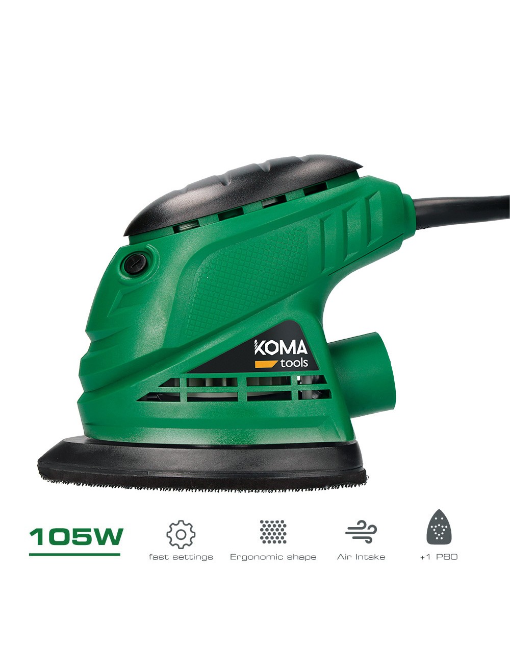 Lijadora tipo mouse 105 w, 141 x 145 mm