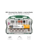 Accesorios para mini herramienta multiusos rotativa ref: 08709, set 40 piezas