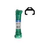 Cuerda plástico verde revestido pvc tendedero 10 m