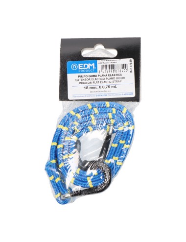 Pulpo goma plano bicolor 0,75m colores / modelos surtidos