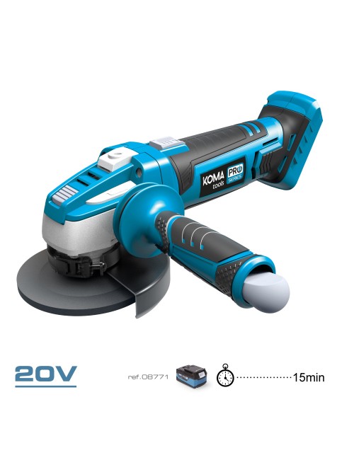 Amoladora 20 v (sin batería ni cargador) ø115 mm 28,9 x 23,9 cm