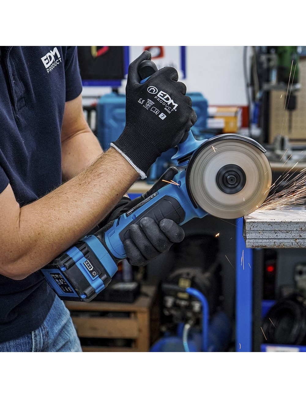 Amoladora 20 v (sin batería ni cargador) ø115 mm 28,9 x 23,9 cm