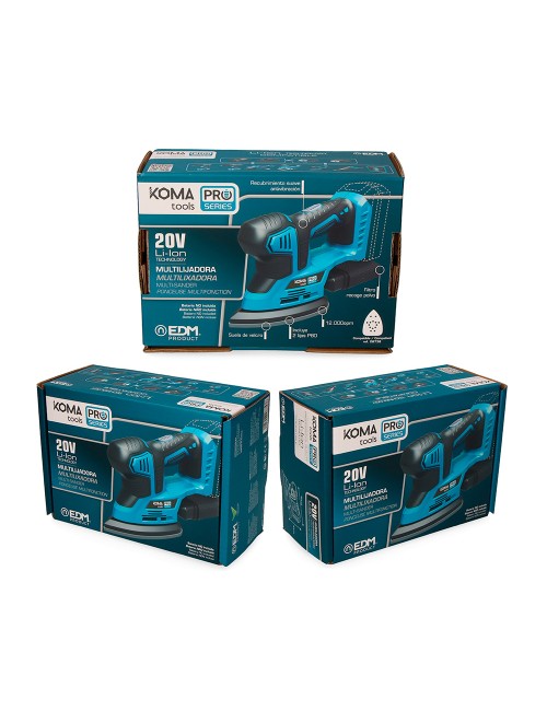 Lijadora tipo mouse 20 v (sin batería ni cargador) 20,4 x 15,5 cm