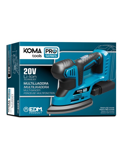 Lijadora tipo mouse 20 v (sin batería ni cargador) 20,4 x 15,5 cm