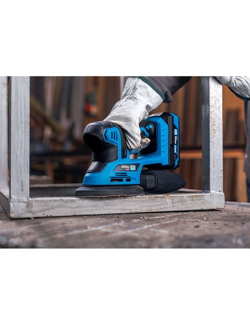 Lijadora tipo mouse 20 v (sin batería ni cargador) 20,4 x 15,5 cm