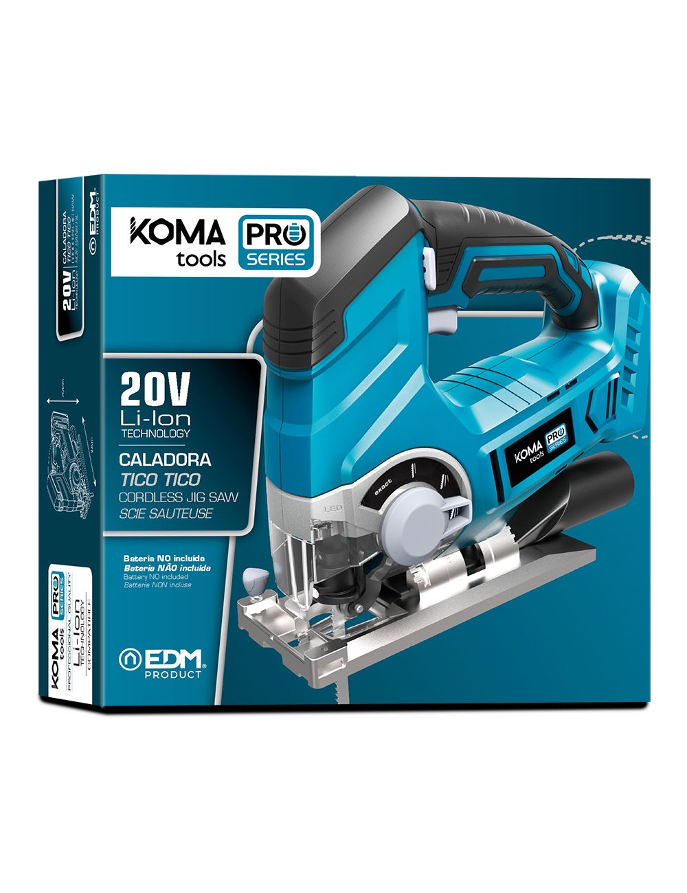 Sierra de calar 20 v (sin batería ni cargador) 23 x 21,5 cm