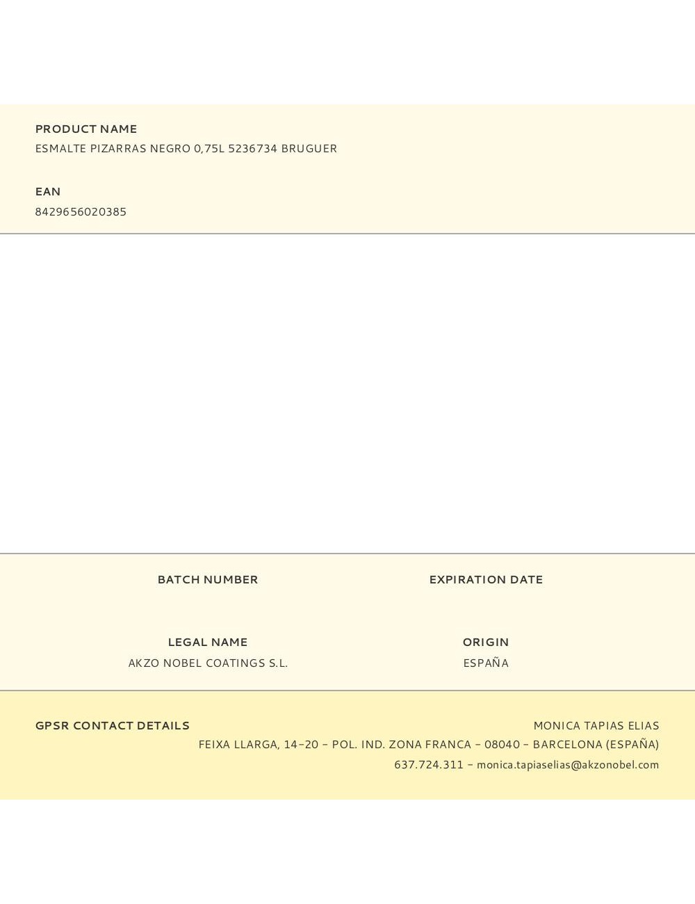 Esmalte pizarras negro 750 ml