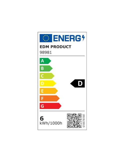 Bombilla lineal led 78mm r7s 5.5w 800lm 6400k luz fria ø1,6x7,8cm edm