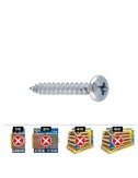 Caja 100 unid. tornillo tornigrap pz n°37 din/ref tg 4.8x32mm cincado celo