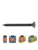 Caja 500 unid. tornillo placa yeso placa-metal ssf ø3,9x45mm fosfatado