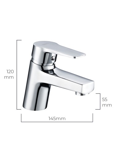 Grifo monomando de lavabo serie altea