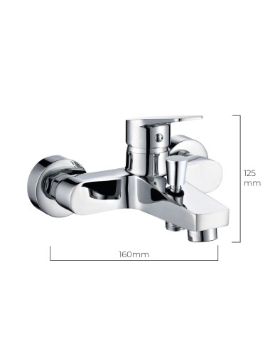 Grifo monomando de bañera empotrado serie altea