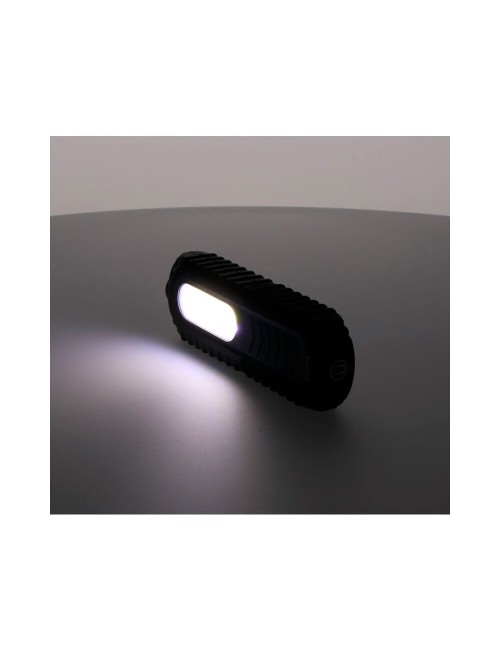 Linterna de trabajo led recargable con usb. con gancho + iman + soporte. cob 5w 300 lm / 3w 90 lm