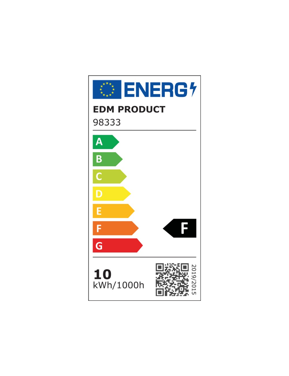 Bombilla industrial led e27 30w 3155lm 6400k luz fria ø10x20cm edm
