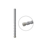 Broca para piedra d-s hm ø5,00 x 85 / 150 mm