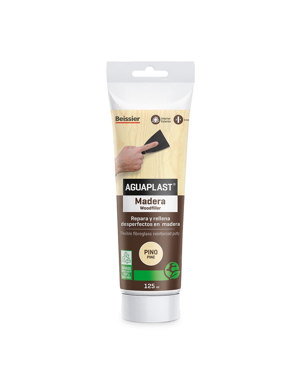 Masilla para madera pino 125 ml