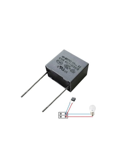 Condensador para bombilla led, 5 unidades