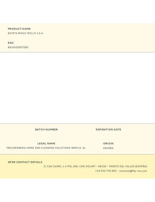 Bayeta magic rollo 1,5 m