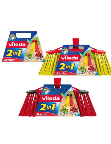 Cepillo escoba para exteriores garden 2 en 1