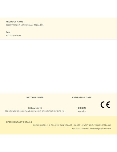 Guante multi latex 10 uds talla m/l